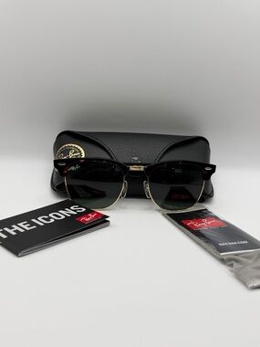 Ray-Ban Clubmaster Sunglasses - Tortoise/gold, G-15 lens